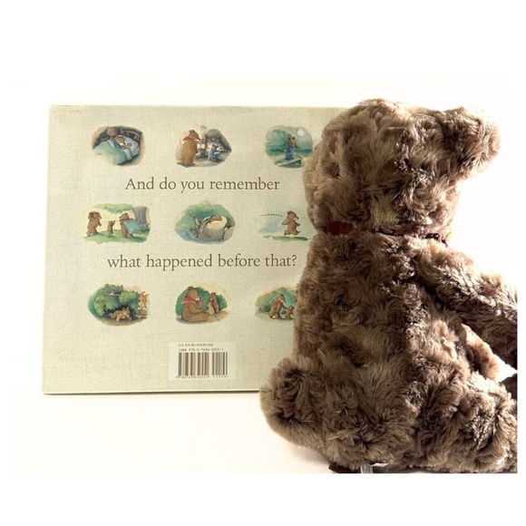 TELL ME THE DAY BACKWARDS - Albert Lamb / 2011 Hardcover Book & Plush Bear Toy - Picture 10 of 10